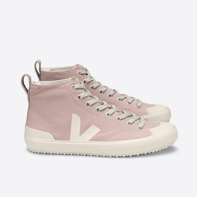 Zapatillas Veja Mujer España - Nova Tenis Rosas Canvas ES1693241